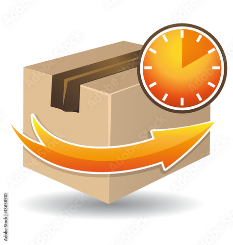 Time delivery icon
