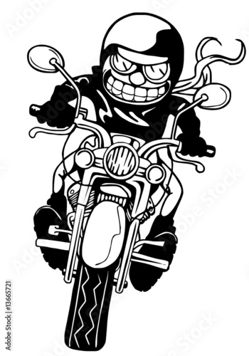 free biker photo
