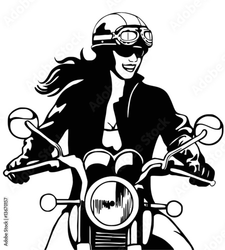 lady biker