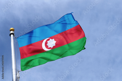 drapeau azerbaidjan photo