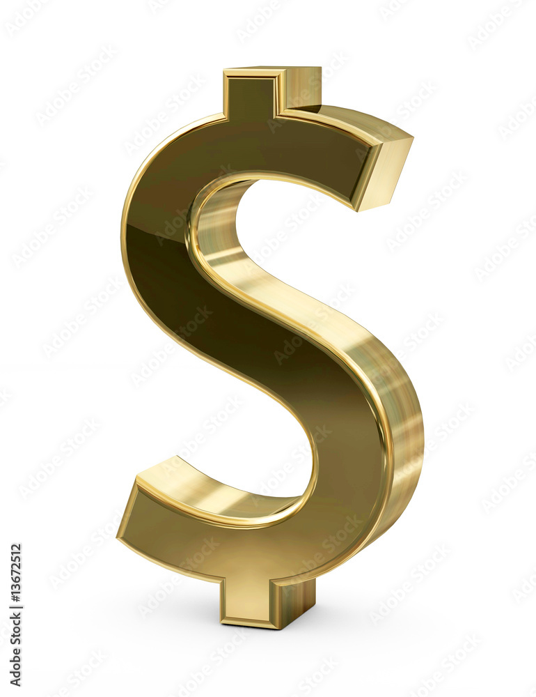 Fototapeta premium golden dollar