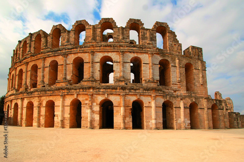 Coliseum in El Djem Tunisia Africa
