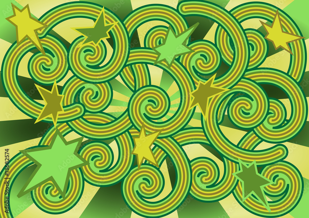 Obraz premium Abstract background with stars