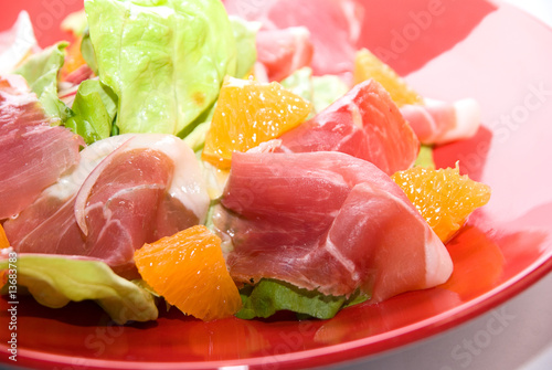 Fotografija Close up of gammon salad