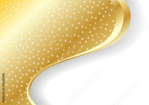 vector abstract gold background; clip-art