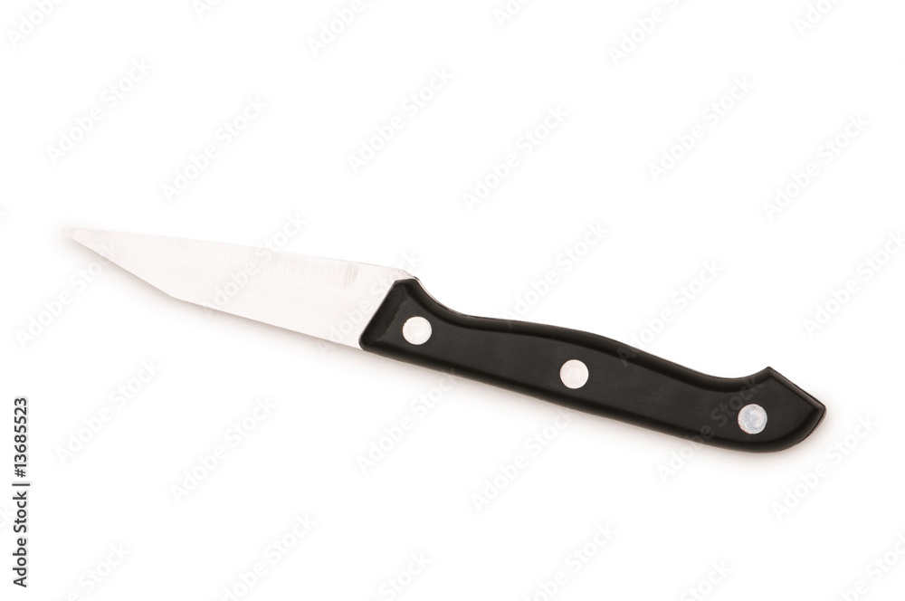 Sharp knife isolated on the white background Sharp knife isolated on the white background