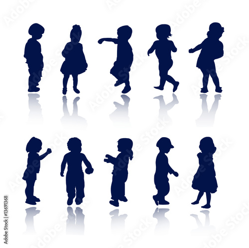 kids silhouettes