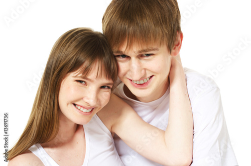 Happy young couple