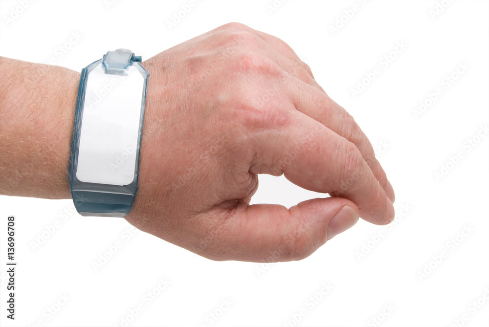 Fototapeta premium Hospital ID Bracelet