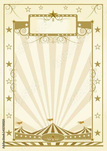poster with big top