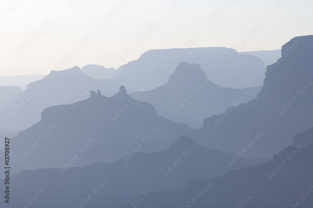 Colinas en el Gran Cañón