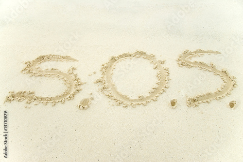 SOS Sand Writings