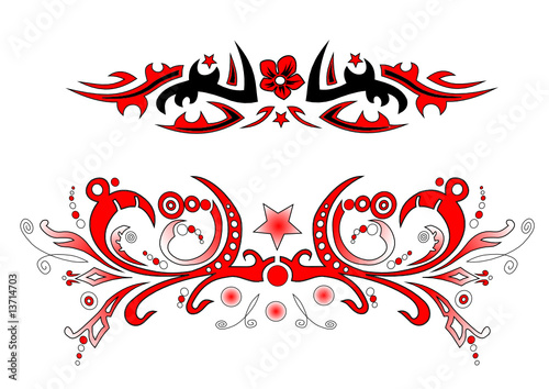 Ornamente und Tribal