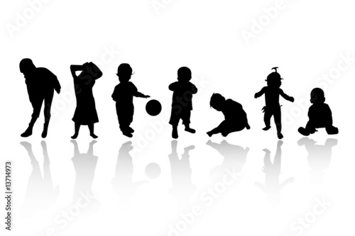 silhouettes - children 4
