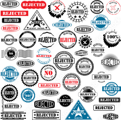 Ruber stamps Rejected