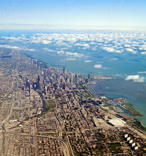 Aerial View of Chicago, Illinois