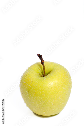 żółte jabłko