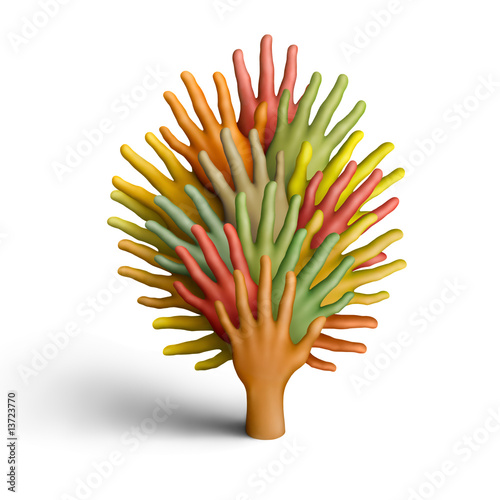 Autumn(vegetable) tree