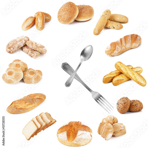 orologio di pane
