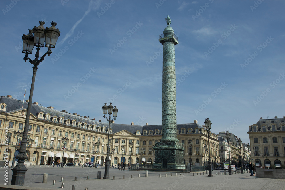 Place Vendôme à Paris