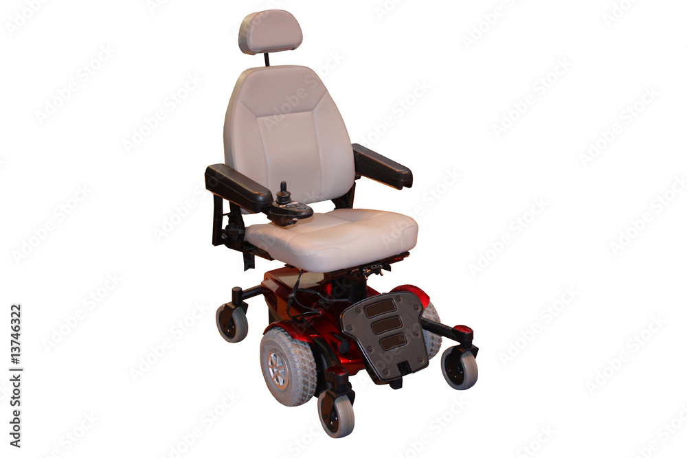 Naklejka premium A Motorised Wheelchair for a Disabled Person.