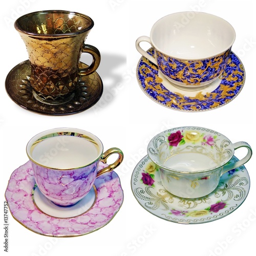 Collage of cups