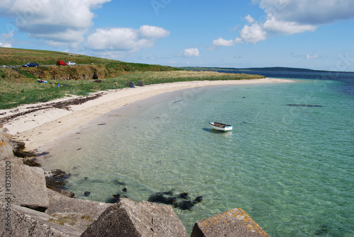 Beautiful beach on Orkney photo