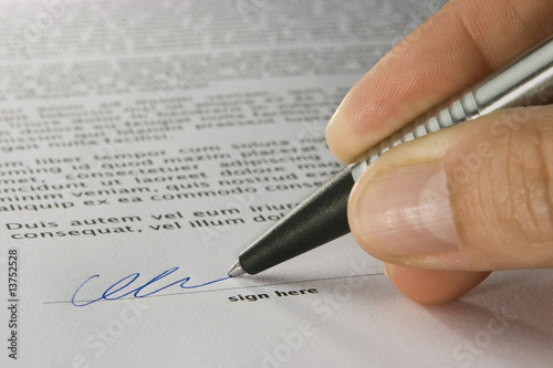 Sign Contract