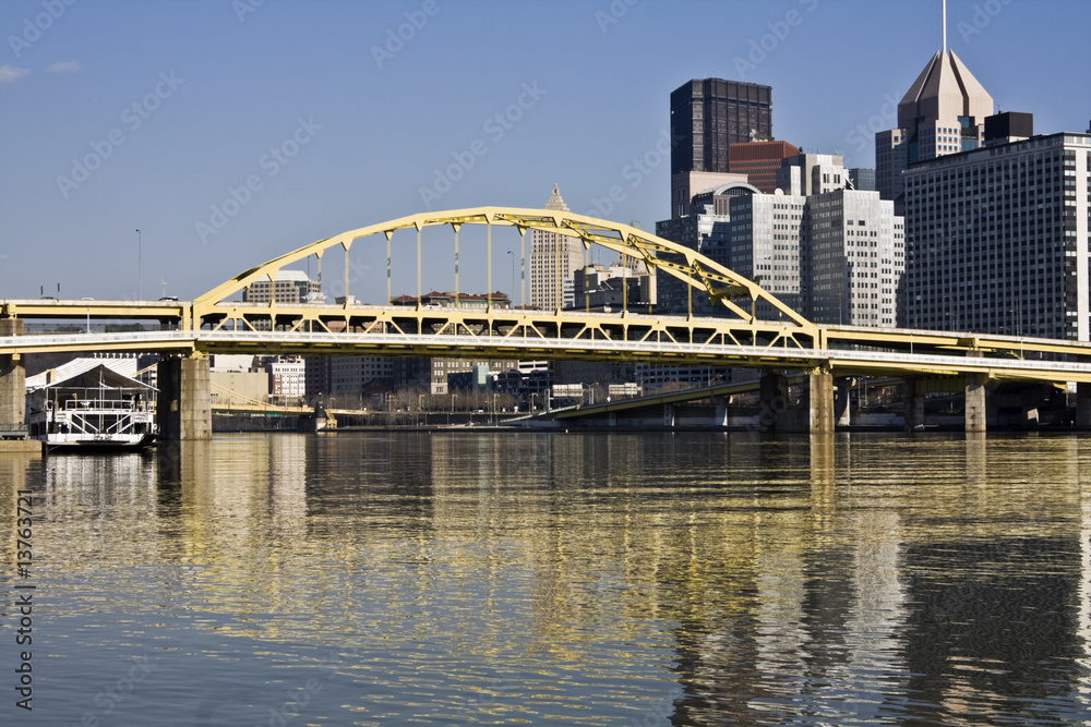 Downtown Pittsburgh accoss the river