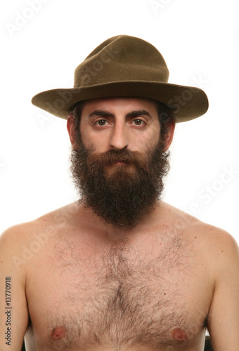 homme avec un chapeau photo
