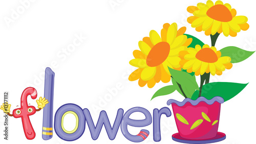 f for flower