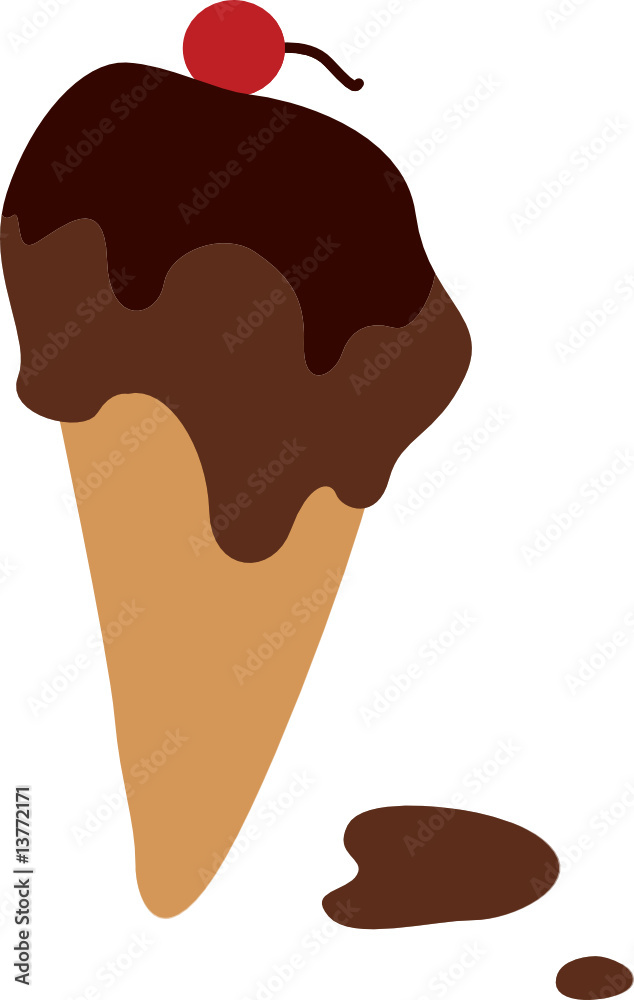 Obraz premium chocolate ice-cream