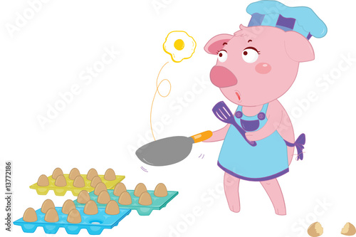 bacon and eggs
