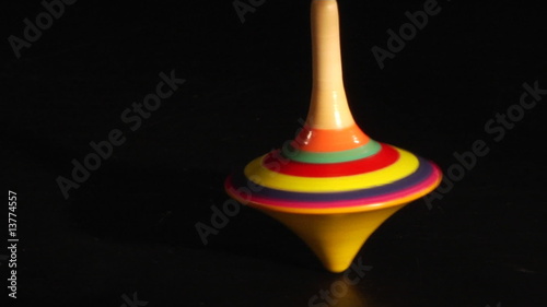 spinning top in the dark photo