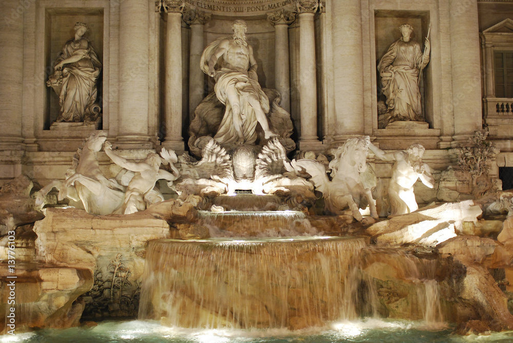 Obraz premium La ontaine de Trévi - Rome