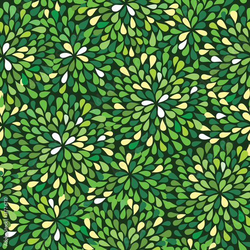 seamless green pattern in vector