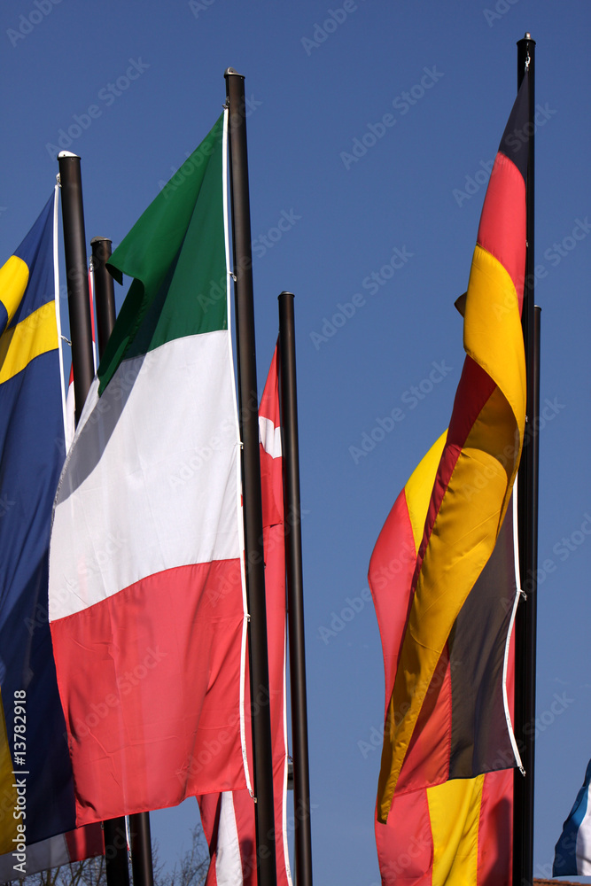 Fahnen StockFoto Adobe Stock