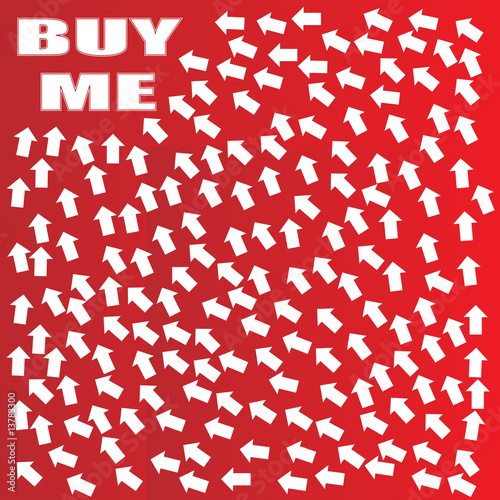 Arrows show to word "Buy Me"