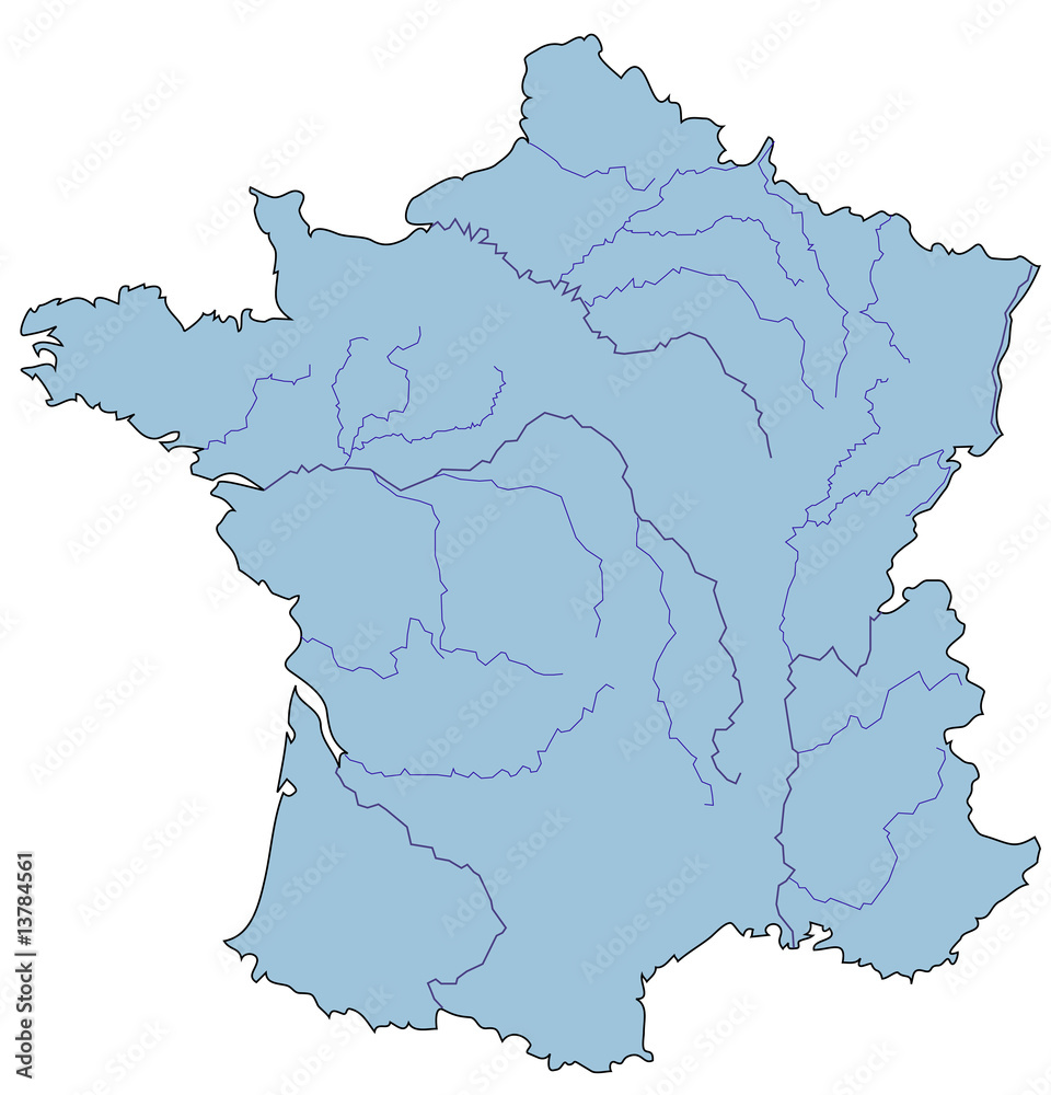 Obraz premium fleuves français