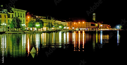 Salo on Garda lake  Night