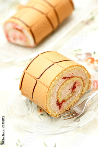 erdbeer sahne rolle