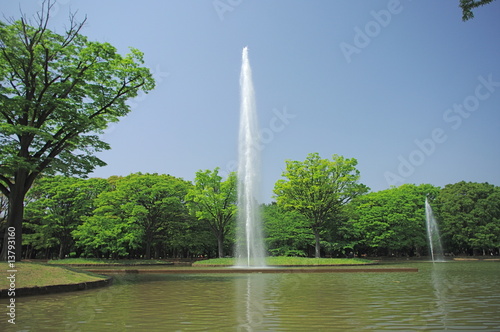 代々木公園の噴水