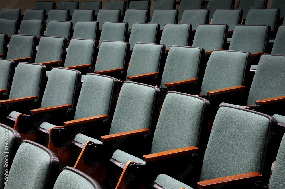 Obraz premium Empty Auditorium Seats