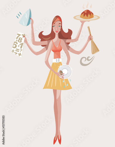 Smiling Housewife
