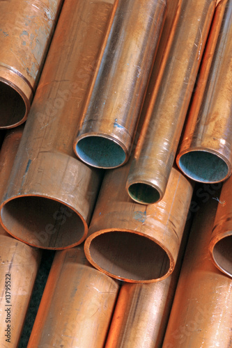 copper tubing various sizes photo