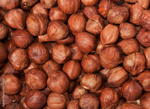 nuts heap composition background