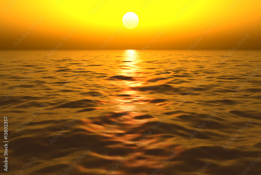 Sunset Over Water