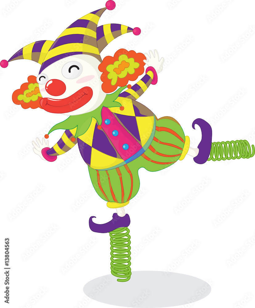 Naklejka premium clown series