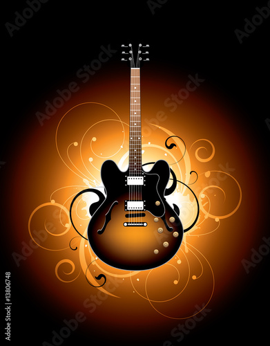 the fire guitar