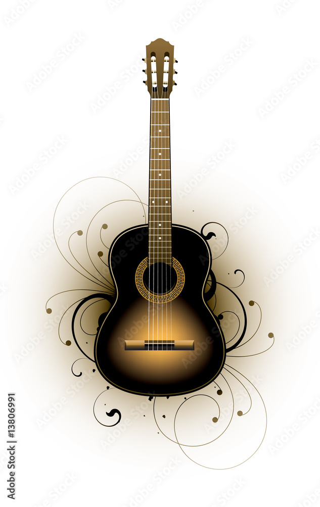 Fototapeta spanish guitar
